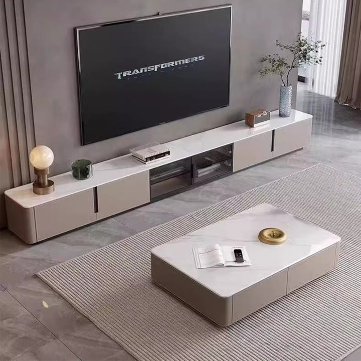 MAS-2190 Masdio LOUNA Modern Sintered Stone TV Console Masdio