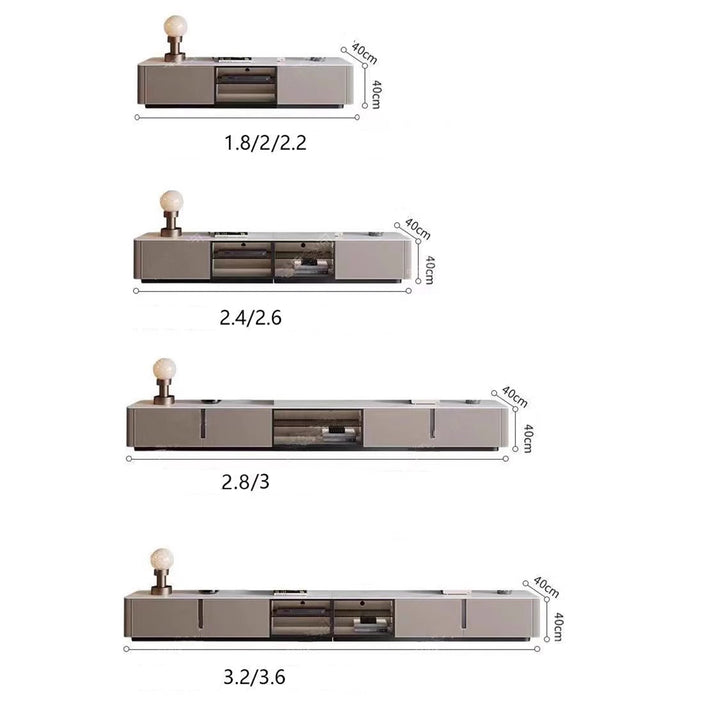 MAS-2190 Masdio LOUNA Modern Sintered Stone TV Console