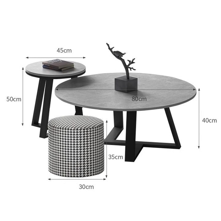 MAS-2265 Masdio DIVET Modern Sintered Stone Coffee Table