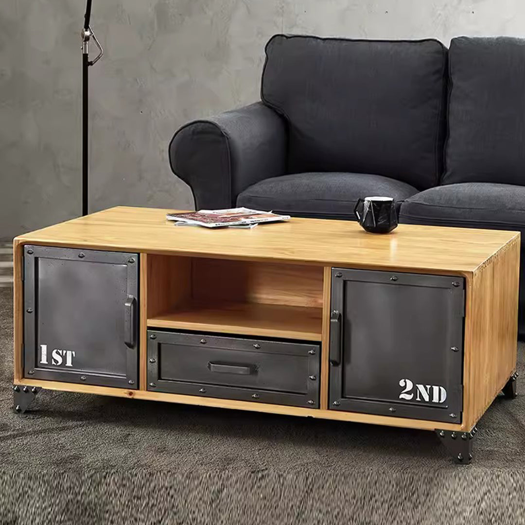 MAS-2285 Masdio OAKLAND Industrial Metal Coffee Table Masdio