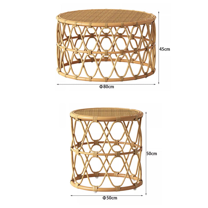 MAS-2288  Masdio MERRITH Rattan Accent Coffee Table