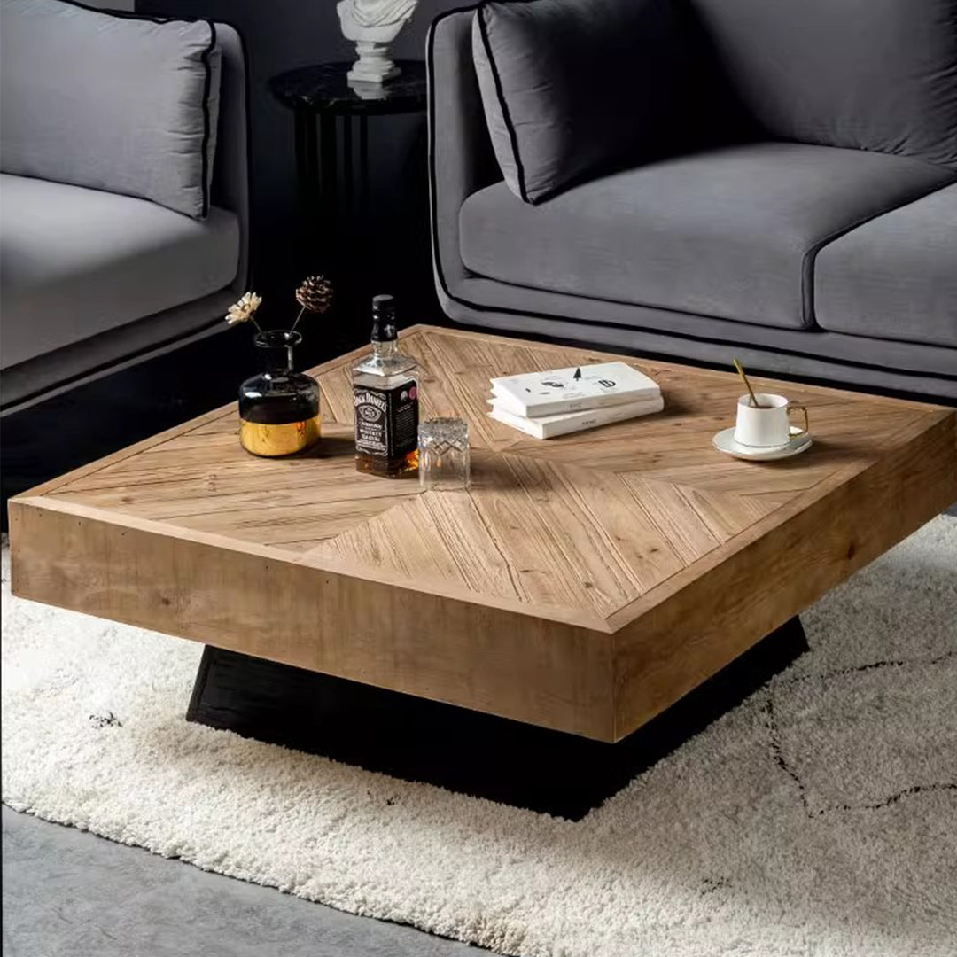 MAS-2291 Masdio LEVAN Rustic Solid Wood Coffee Table