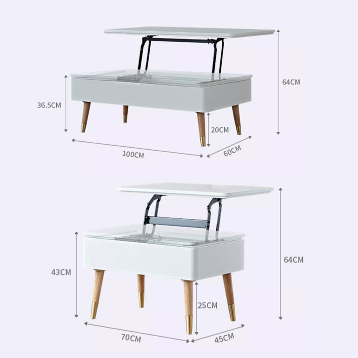 MAS-2294 Masdio KEANE Modern Extendable Coffee Table