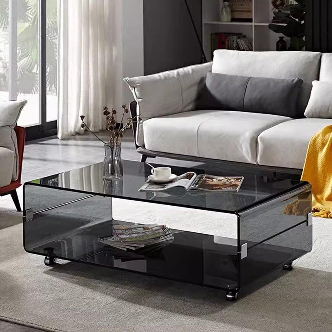 MAS-2307 Masdio Minimalist Designer Glass Coffee Table Masdio