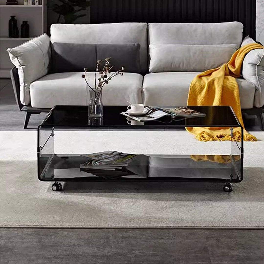 MAS-2307 Masdio Minimalist Designer Glass Coffee Table Masdio