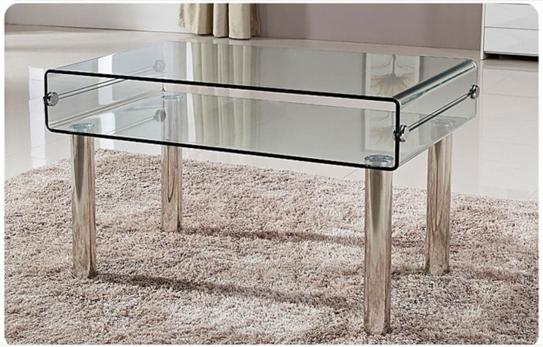 MAS-2307 Masdio Minimalist Designer Glass Coffee Table Masdio