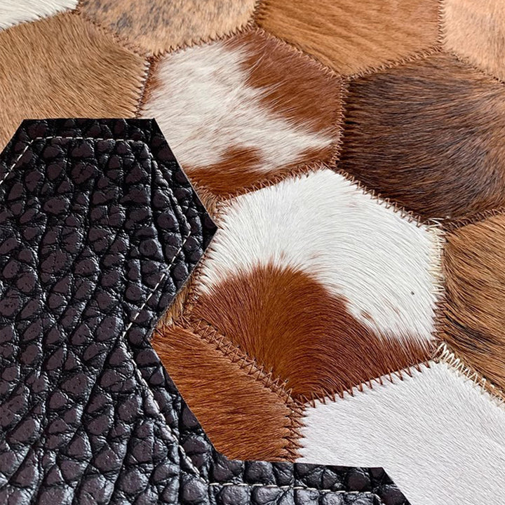 MAS-2345 Masdio MONTANA Cowhide Leather Rug Masdio