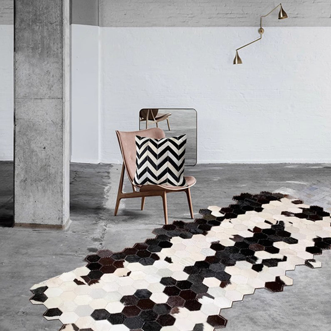 MAS-2345 Masdio MONTANA Cowhide Leather Rug Masdio