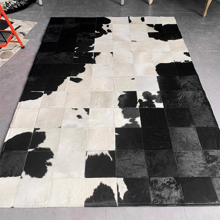 MAS-2353 Masdio SORO Modern Cowhide Leather Rug