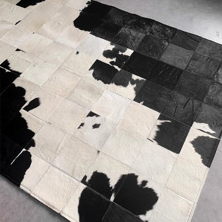 MAS-2353 Masdio SORO Modern Cowhide Leather Rug