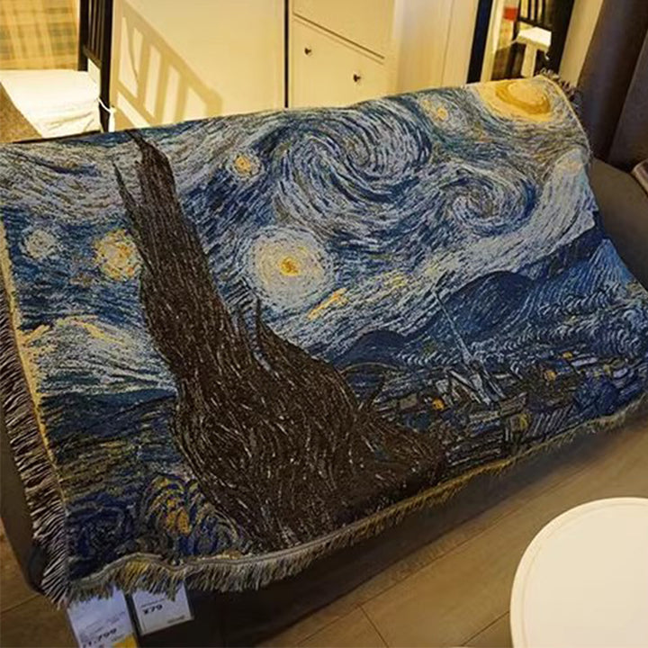 MAS-2399 Masdio Starry Night Flatweave Rugs/Tablecloth/Blanket Masdio