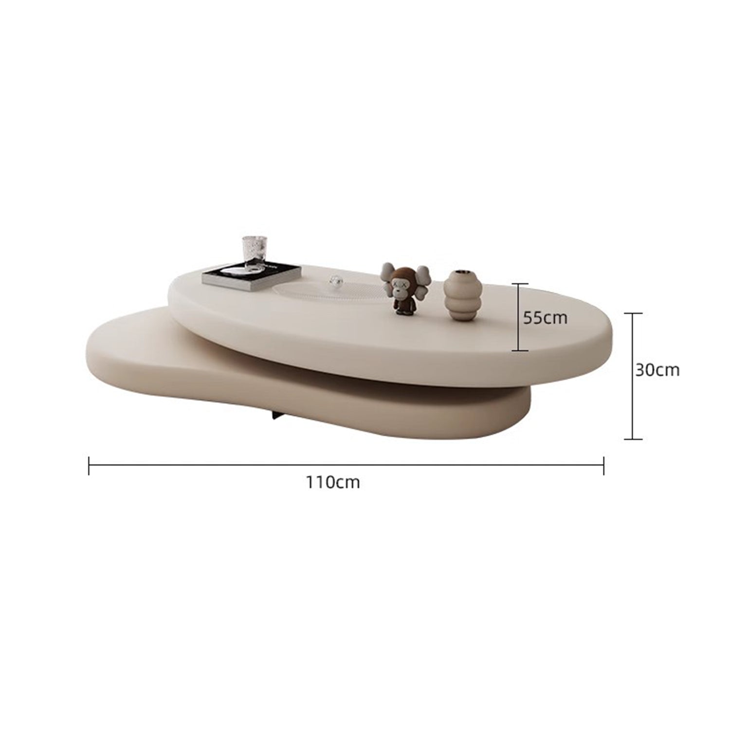 MAS-2419 Masdio JANSEN Japandi Coffee Table