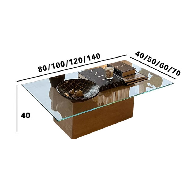 MAS-2424 Masdio RILEYN Modern Solid Wood Coffee Table Masdio