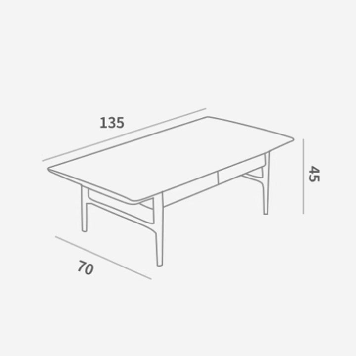 MAS-2424 Masdio RILEYN Modern Solid Wood Coffee Table Masdio