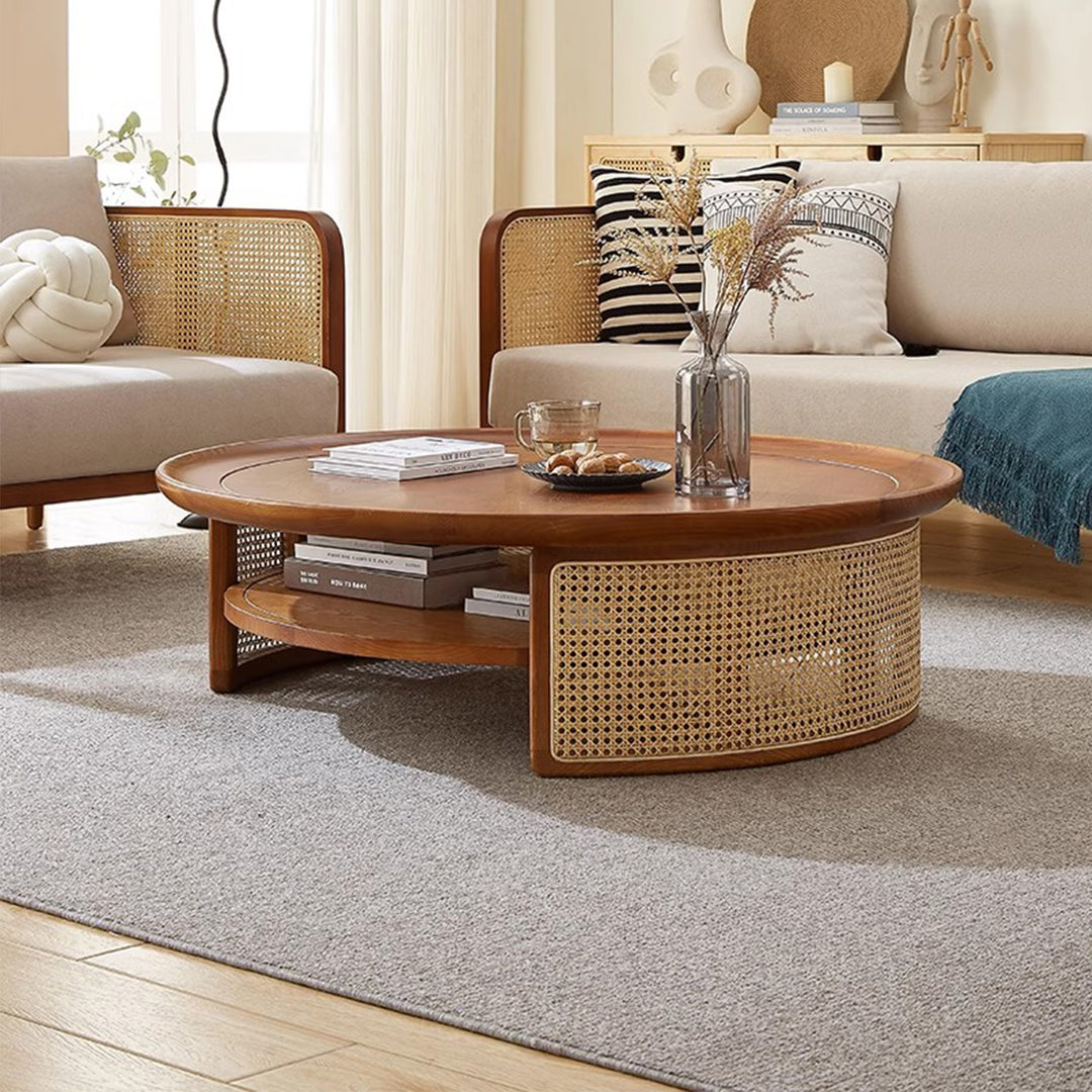 MAS-2460 Masdio ALEXA Japandi Solid Wood Coffee Table