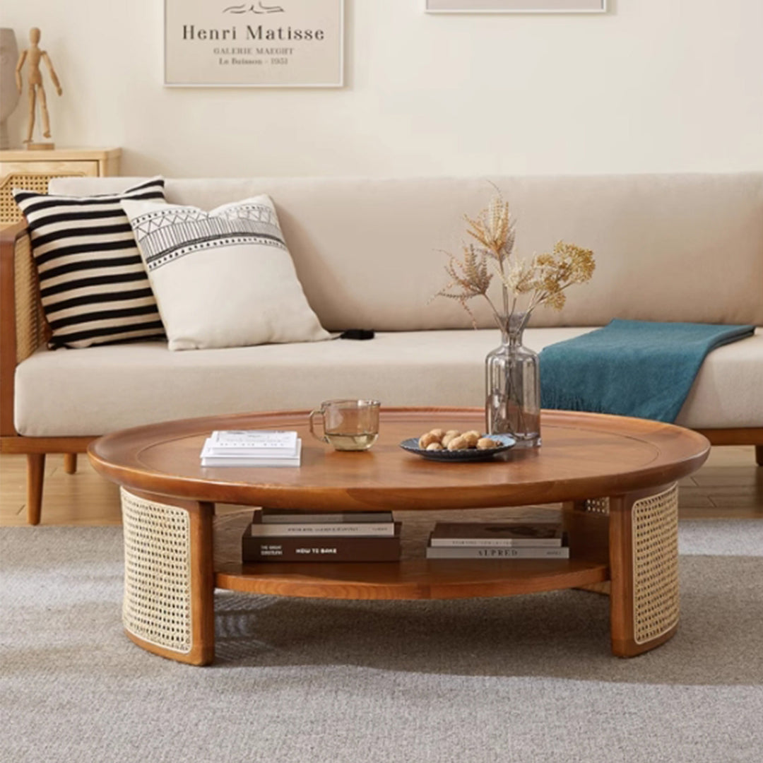 MAS-2460 Masdio ALEXA Japandi Solid Wood Coffee Table