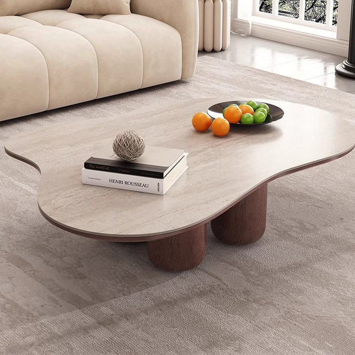 MAS-2464 Masdio ERINA Modern Travertine Coffee Table