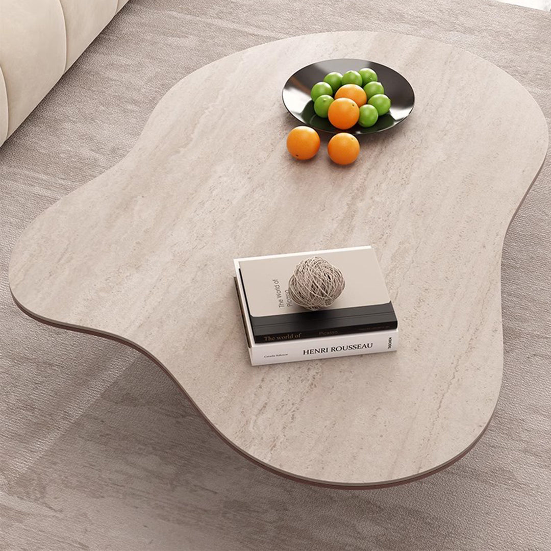 MAS-2464 Masdio ERINA Modern Travertine Coffee Table