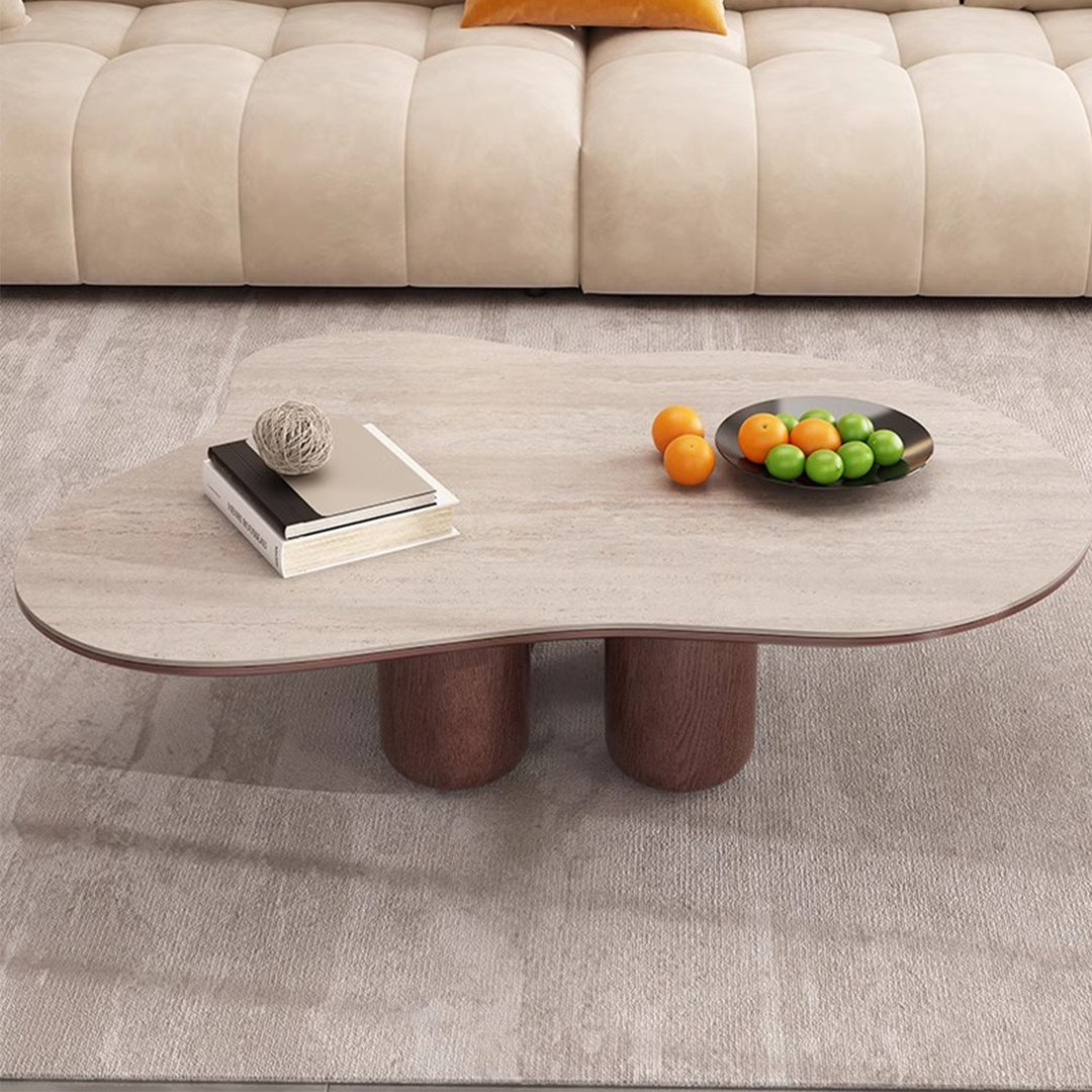 MAS-2464 Masdio ERINA Modern Travertine Coffee Table