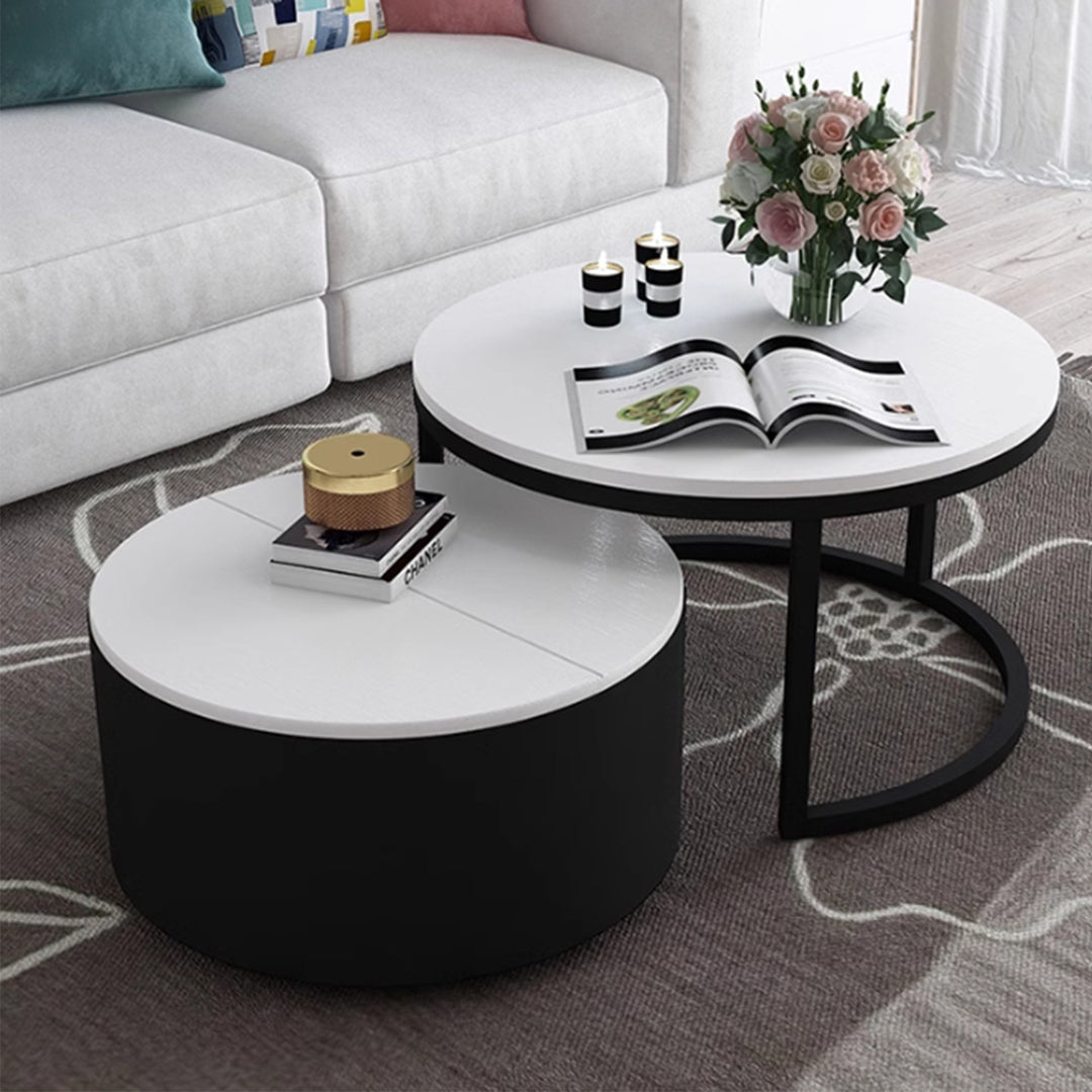 MAS-2479 Masdio BALE Round Nesting Coffee Tables Masdio