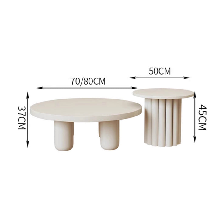 MAS-2499 Masdio NUMERO Nesting Coffee Tables Masdio