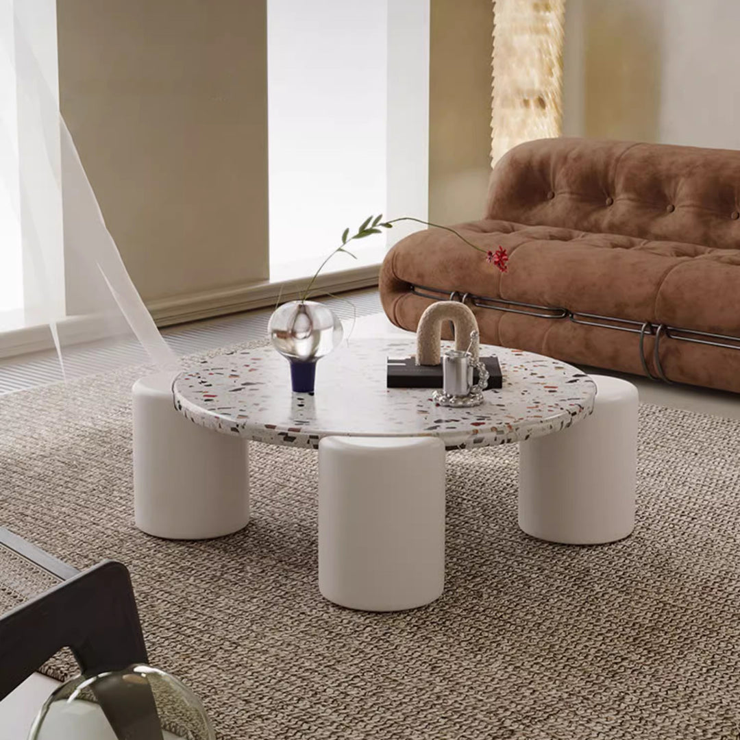 MAS-2519 Masdio POMMEL Modern Terrazzo Coffee Table