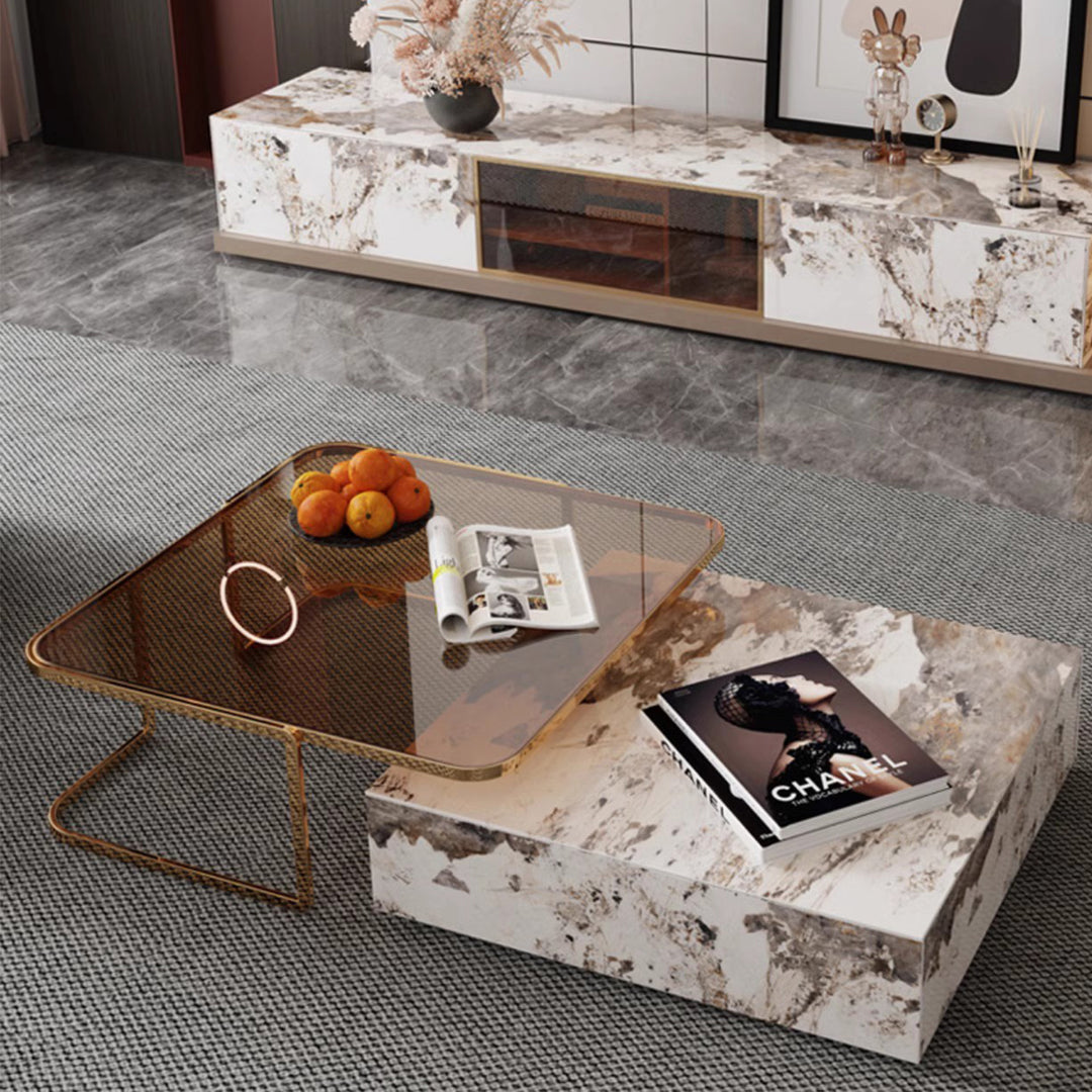 MAS-2530 Masdio VIVIANNA Modern Sintered Stone Coffee Table Masdio