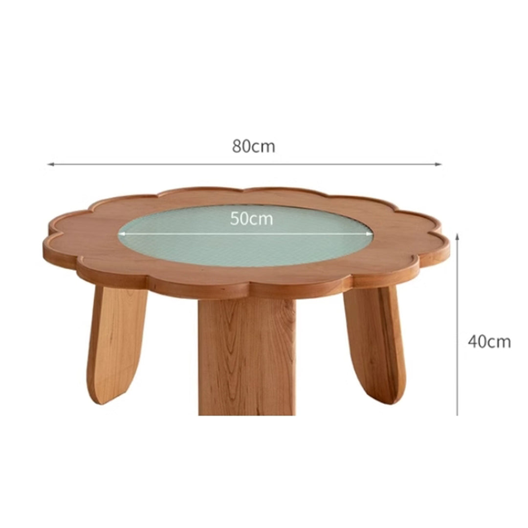 MAS-2536 Masdio ONTARIO Solid Wood Round Coffee Table Masdio