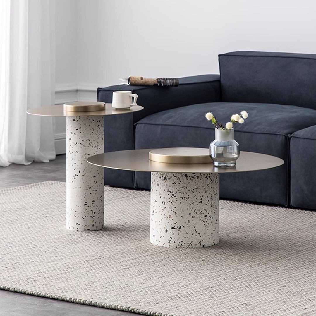 MAS-2540 Masdio SIGRID Modern Terrazzo Coffee Table