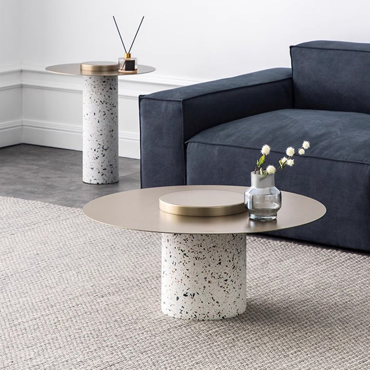 MAS-2540 Masdio SIGRID Modern Terrazzo Coffee Table