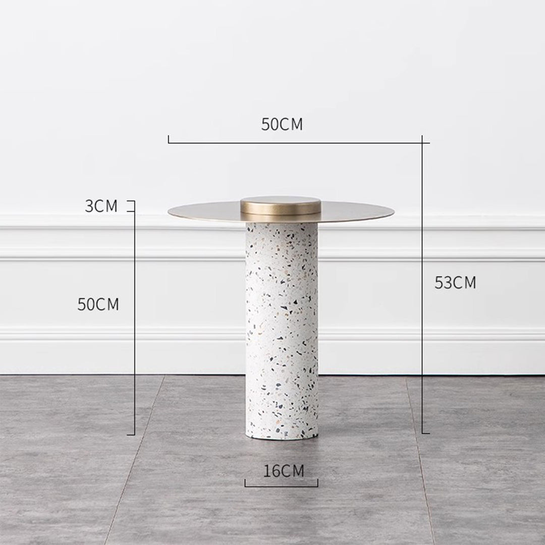 MAS-2540 Masdio SIGRID Modern Terrazzo Coffee Table