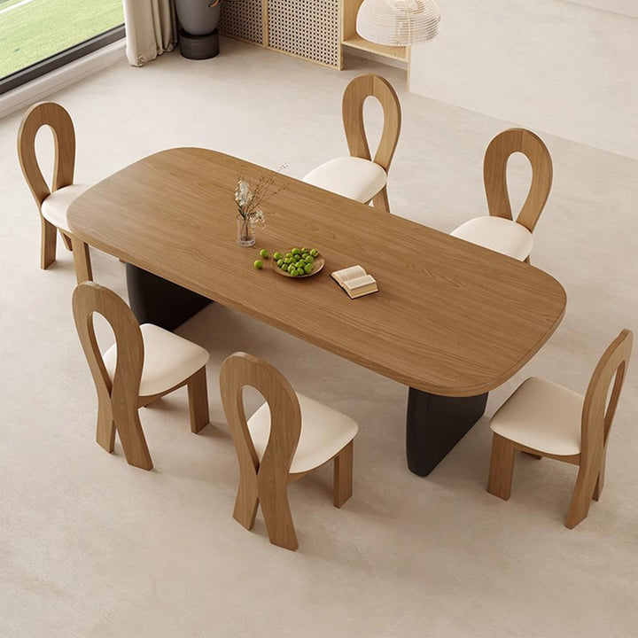 MAS-2683 Masdio Japandi Solid Wood Dining Table