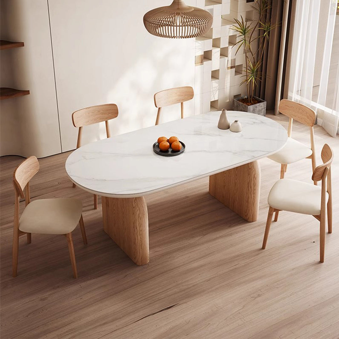 MAS-2699 Masdio Japandi Sintered Stone Dining Table