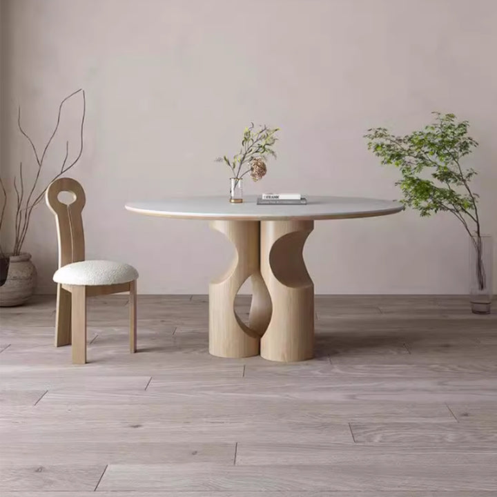 MAS-2710 Masdio Modern Sintered Stone Round Dining Table