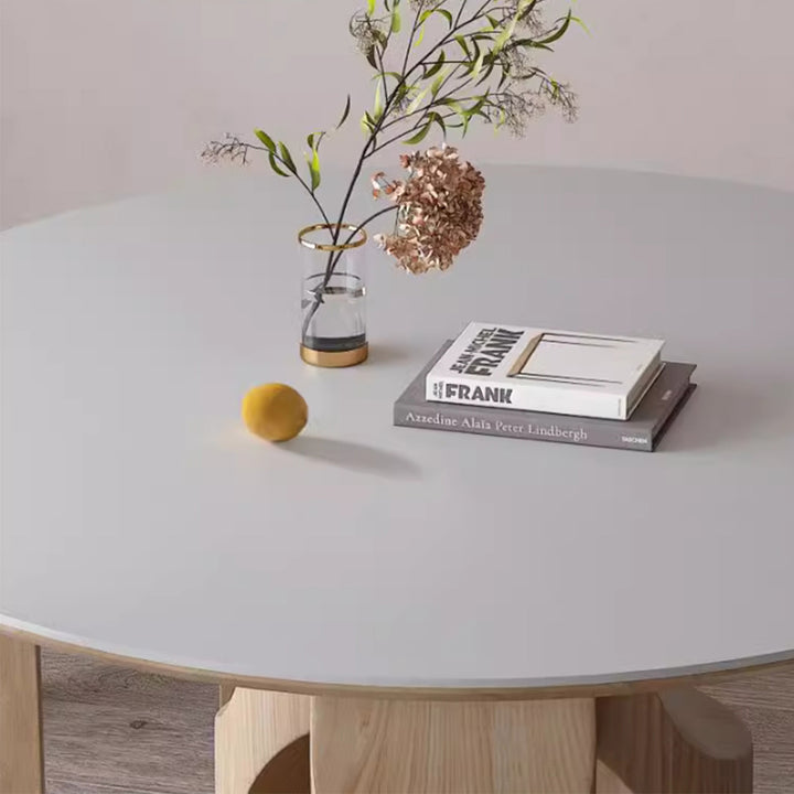 MAS-2710 Masdio Modern Sintered Stone Round Dining Table