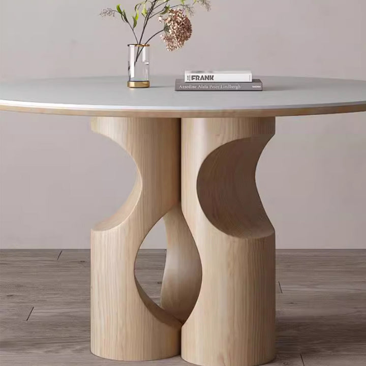 MAS-2710 Masdio Modern Sintered Stone Round Dining Table