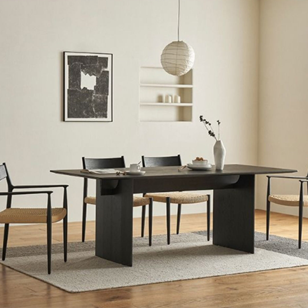 MAS-2714 Masdio Japandi Solid Wood Dining Table