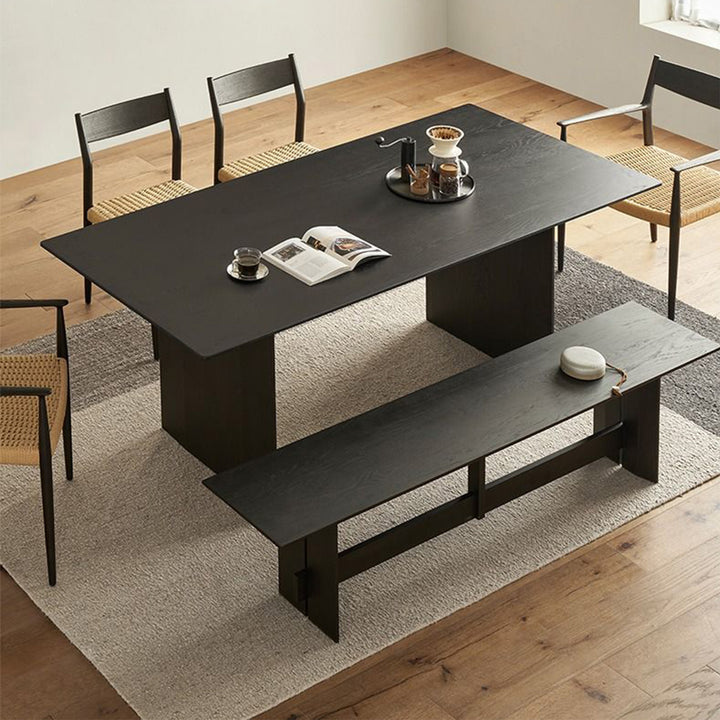 MAS-2714 Masdio Japandi Solid Wood Dining Table