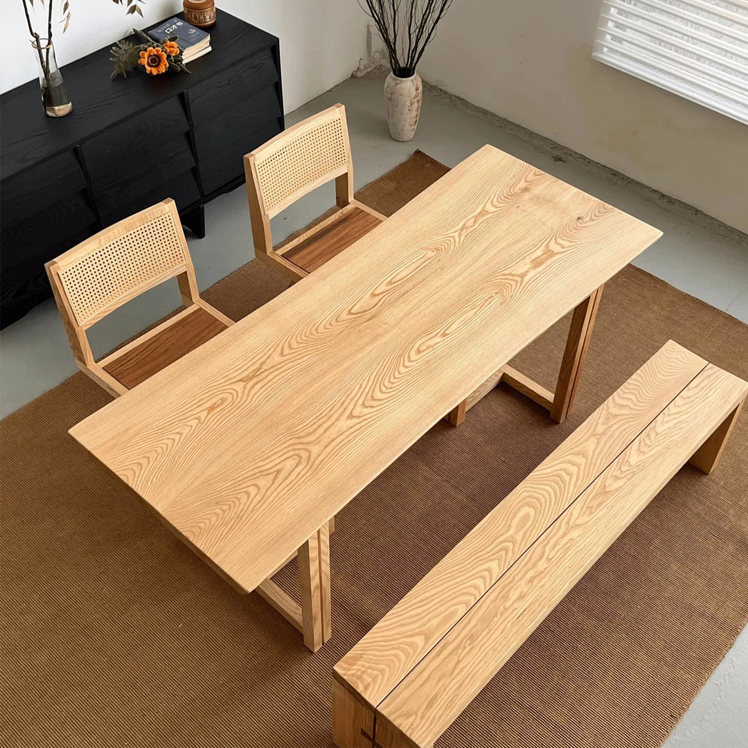 MAS-2715 Masdio Oak Wood Dining Table Slab