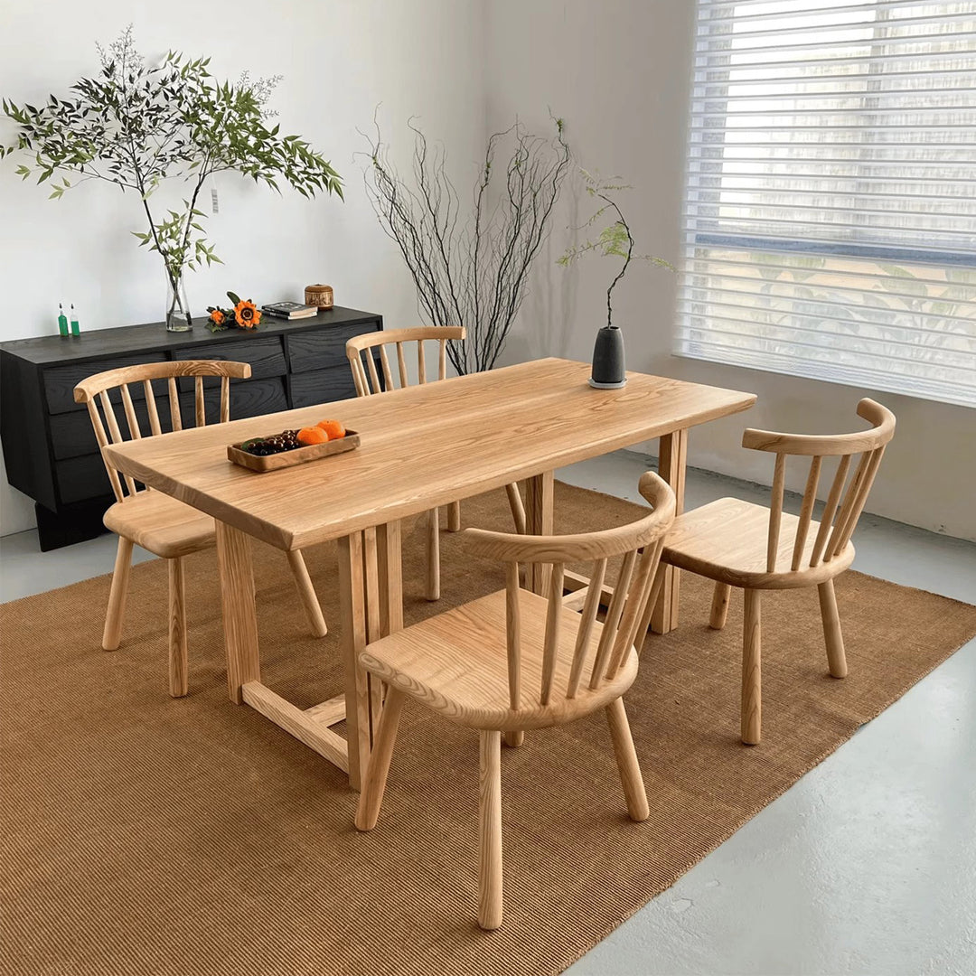 MAS-2715 Masdio Oak Wood Dining Table Slab