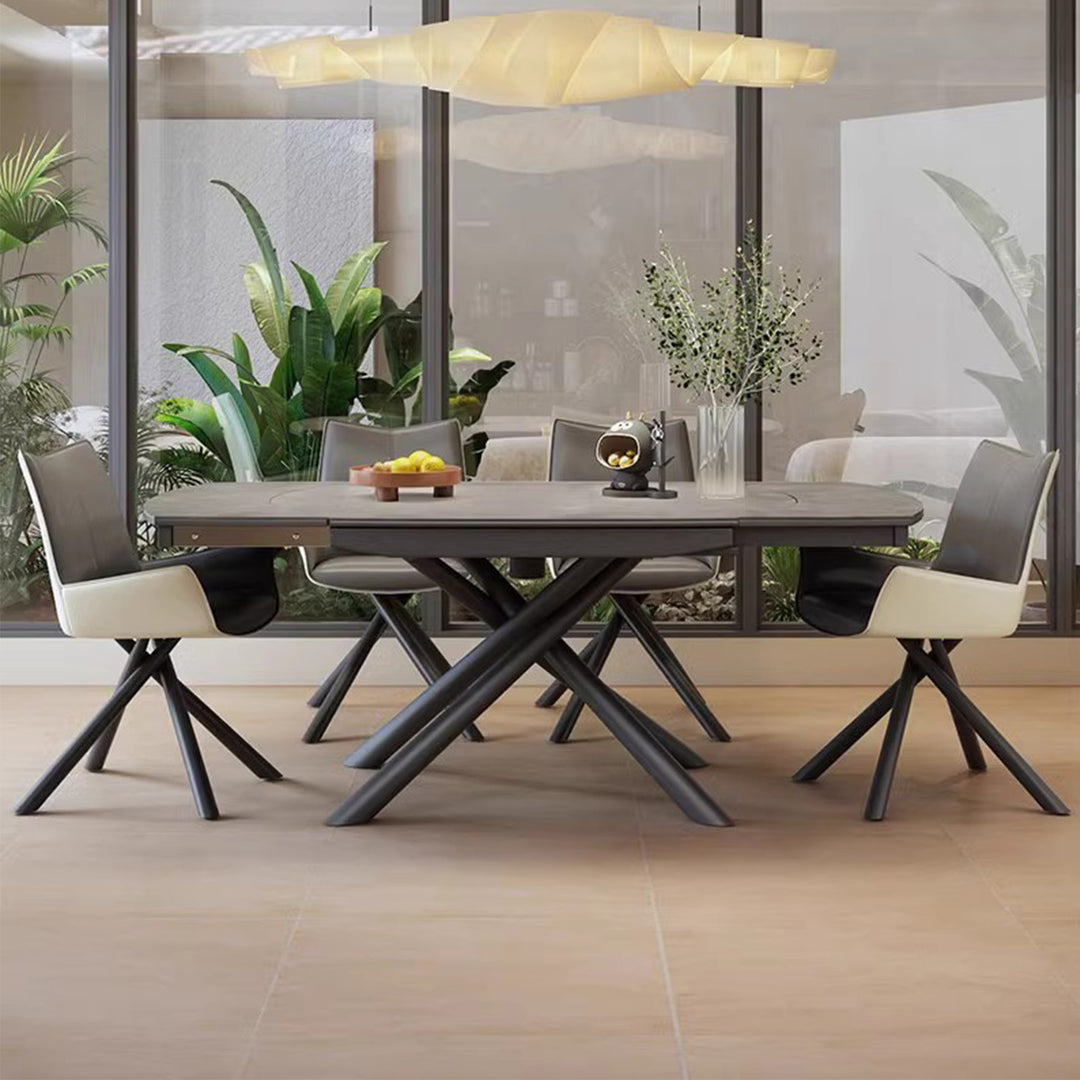 MAS-2717 Masdio Modern Sintered Stone Extendable Dining Table