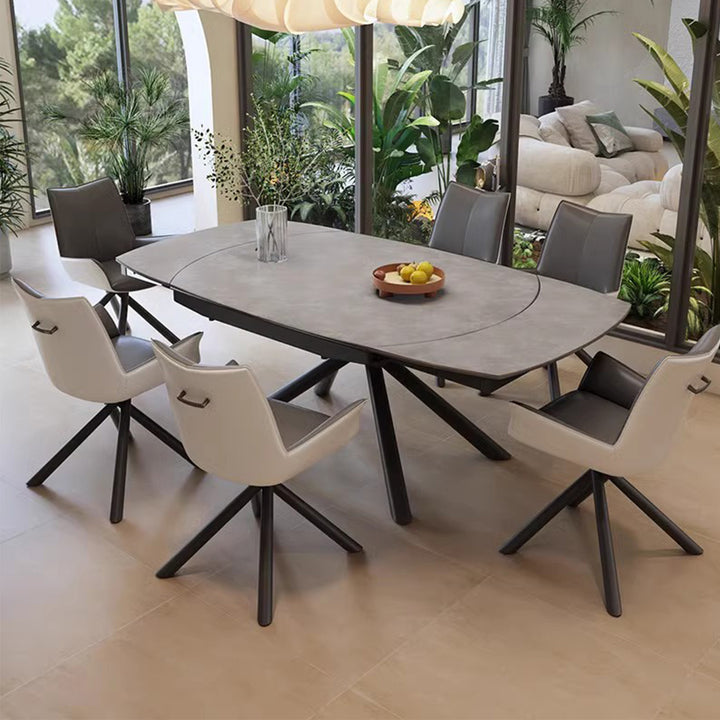 MAS-2717 Masdio Modern Sintered Stone Extendable Dining Table