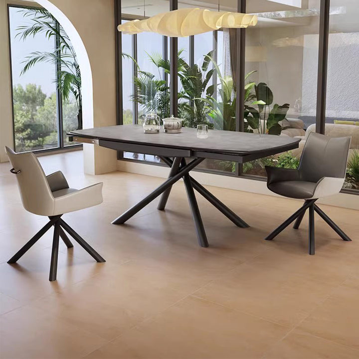 MAS-2717 Masdio Modern Sintered Stone Extendable Dining Table