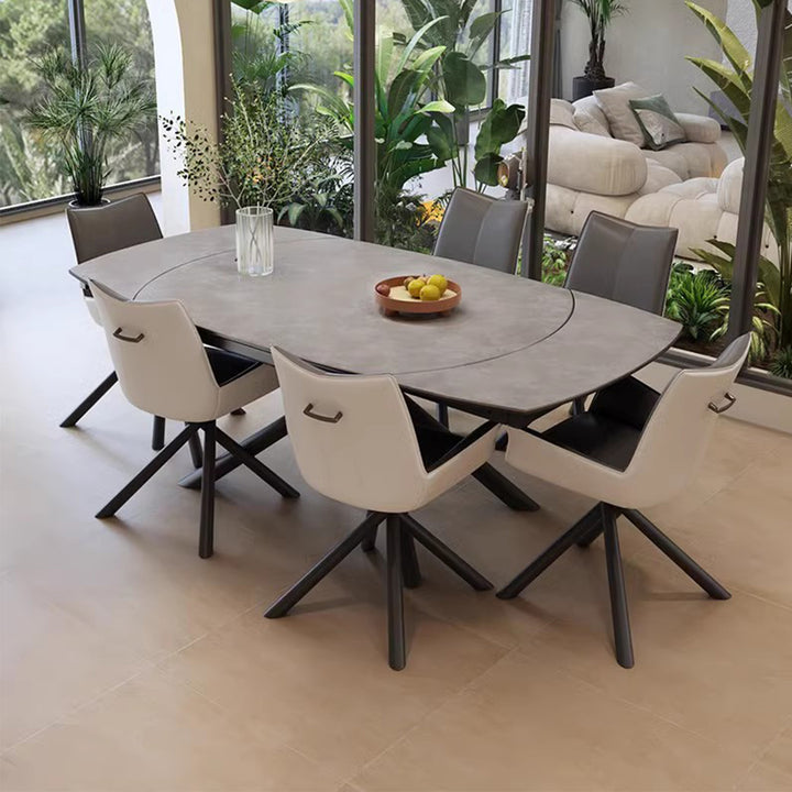 MAS-2717 Masdio Modern Sintered Stone Extendable Dining Table