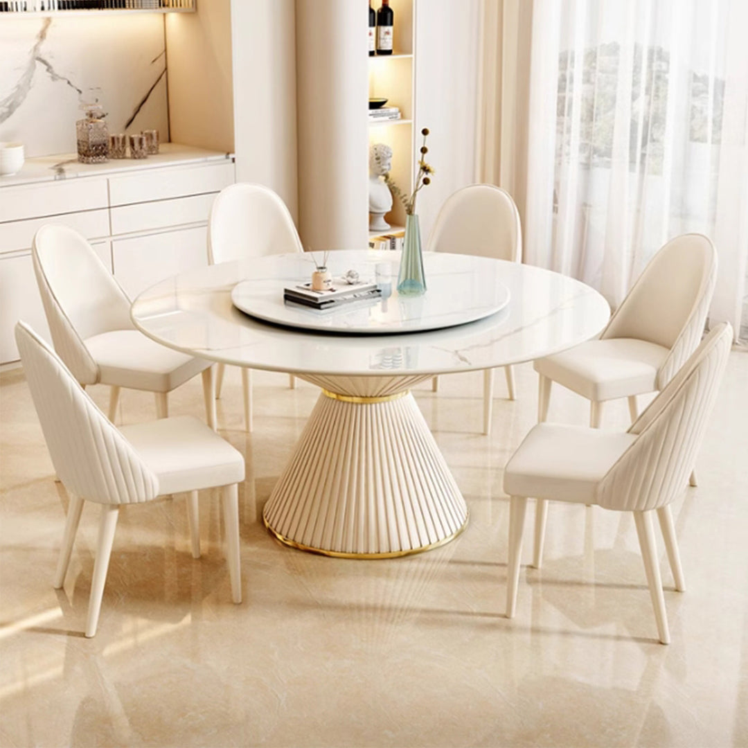 MAS-2720 Masdio Modern Sintered Stone Round Dining Table