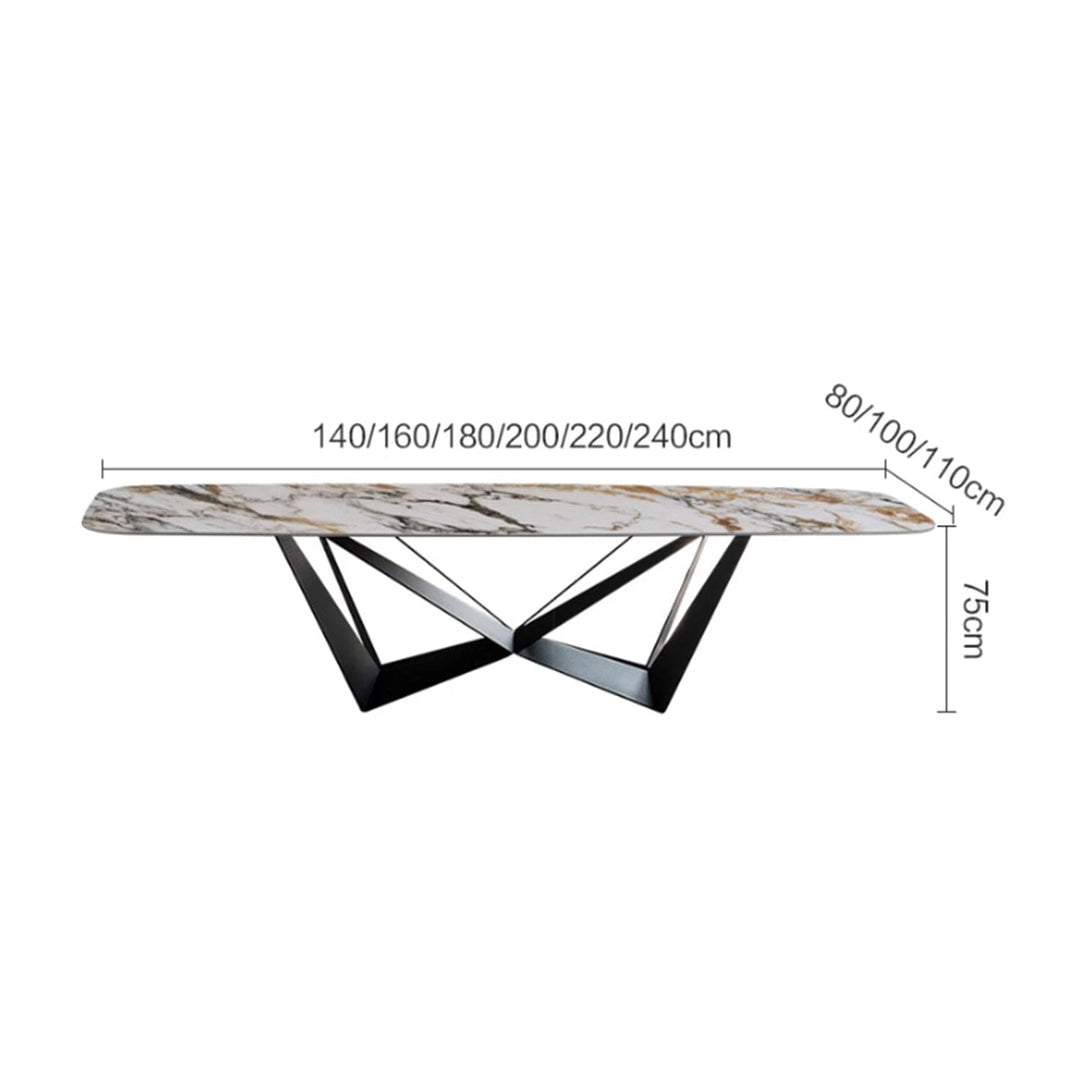 MAS-2727 Masdio Modern Sintered Stone Dining Table