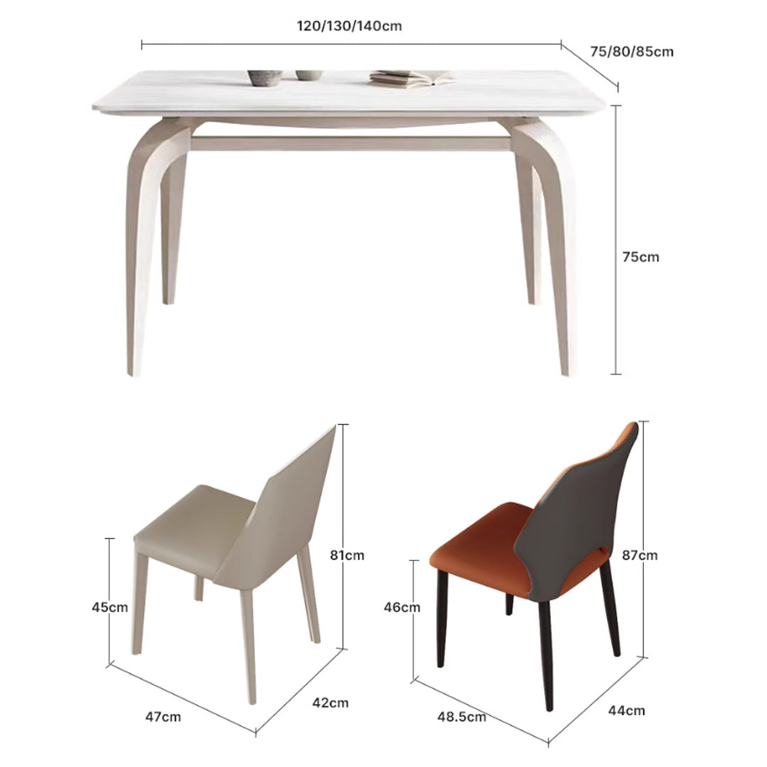 MAS-2737 Masdio Extendable Sintered Stone Dining Table