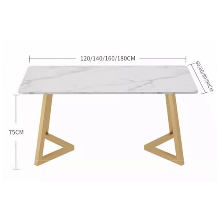 MAS-2764 Masdio Modern Sintered Stone Dining Table Set