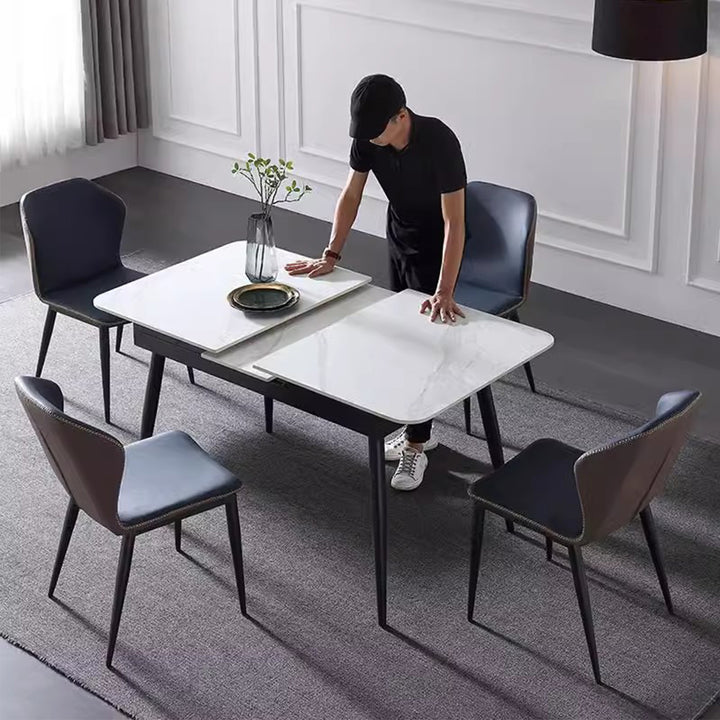 MAS-2767 Masdio Modern Sintered Stone Extendable Dining Table