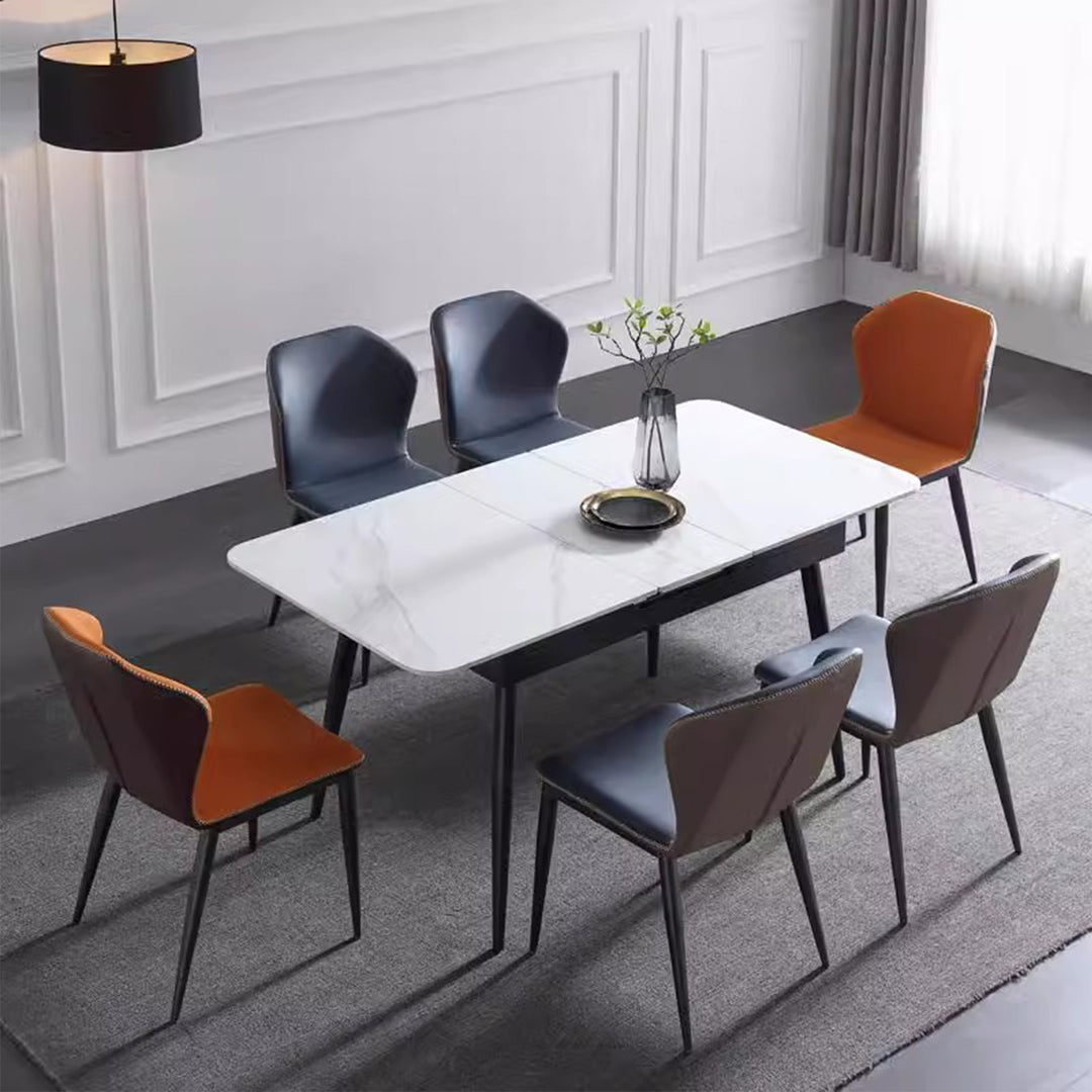 MAS-2767 Masdio Modern Sintered Stone Extendable Dining Table